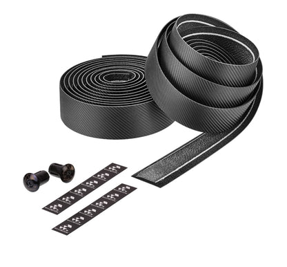 Ciclovation Advanced Leather Touch Bar Tape - 2D Carbon Black