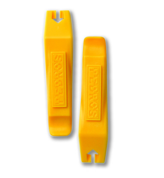 Tyre Levers - Yellow Pair, Carded